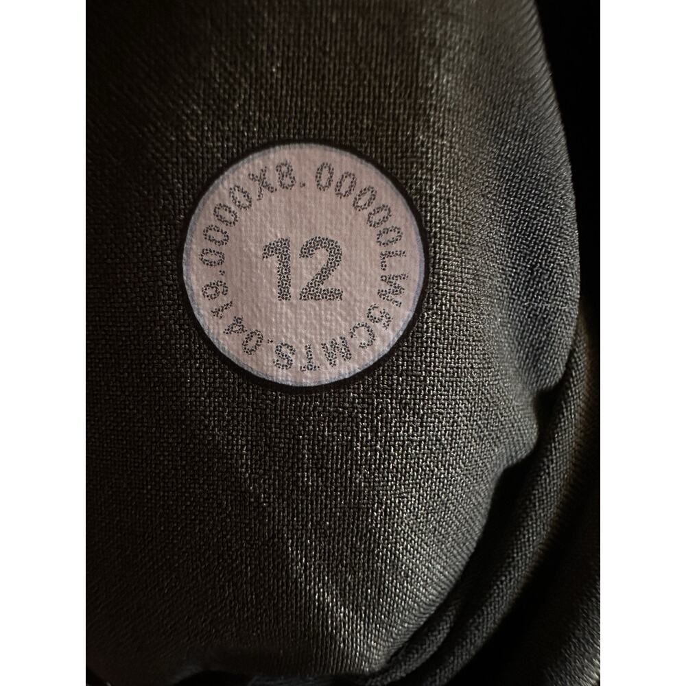 Lululemon On The Fly Jogger Pants Olive Green Black Velvet Trim Women's Size 12 - Picture 6 of 13